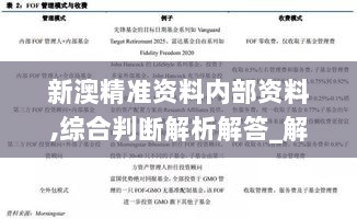 新澳精准资料内部资料,综合判断解析解答_解放版GQK424.86