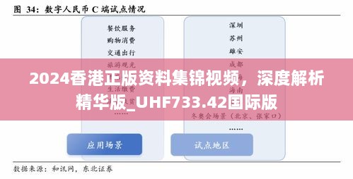 2024香港正版资料集锦视频，深度解析精华版_UHF733.42国际版