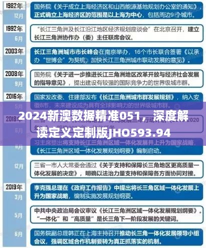 2024新澳数据精准051，深度解读定义定制版JHO593.94