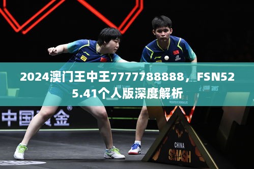 2024澳门王中王7777788888，FSN525.41个人版深度解析