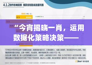 “今宵揭晓一肖，运用数据化策略决策——GUX77.533DIY工具版解析”