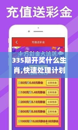 335期开奖什么生肖,快速处理计划_CEZ53.268VR版