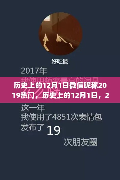 2019年热门微信昵称揭秘，历史上的12月1日那些爆款