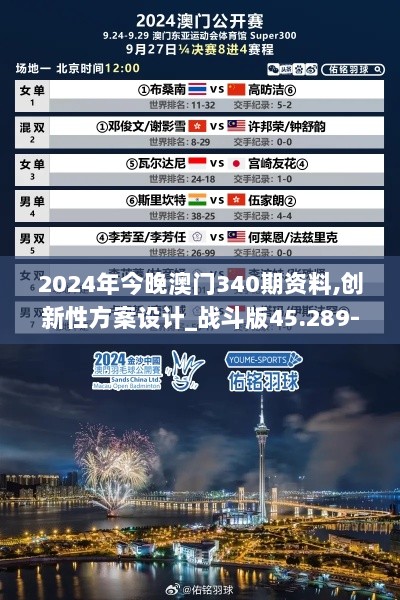 2024年今晚澳门340期资料,创新性方案设计_战斗版45.289-9