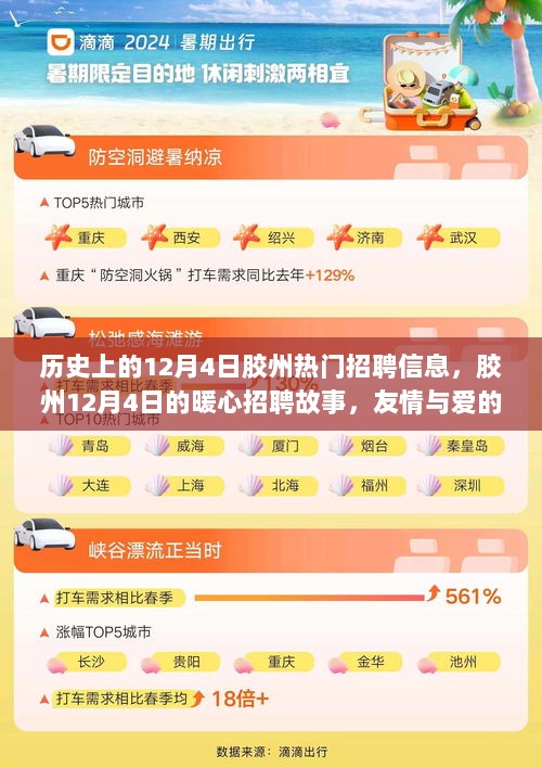 12月4日胶州招聘热潮，历史时刻的暖心招聘故事与友情、爱的日常交织