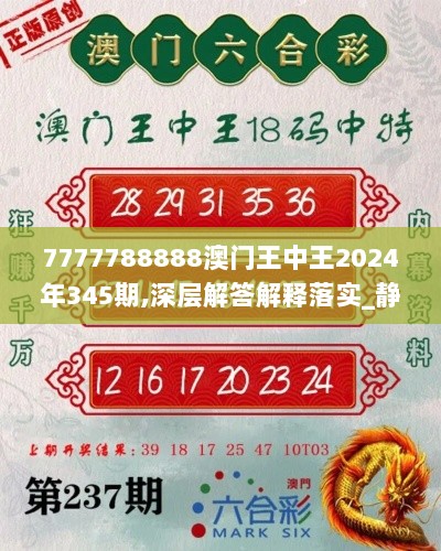 7777788888澳门王中王2024年345期,深层解答解释落实_静态版2.437