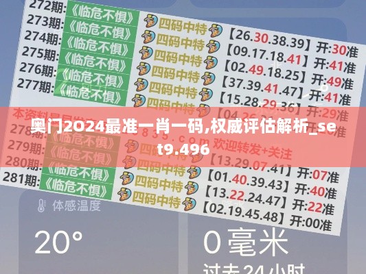 奥门2O24最准一肖一码,权威评估解析_set9.496