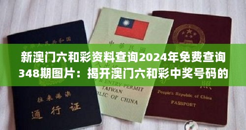 新澳门六和彩资料查询2024年免费查询348期图片：揭开澳门六和彩中奖号码的秘密