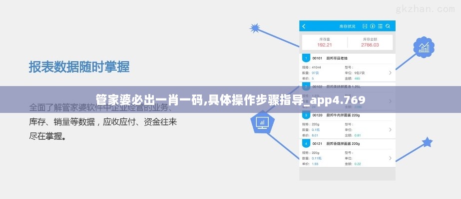 管家婆必出一肖一码,具体操作步骤指导_app4.769