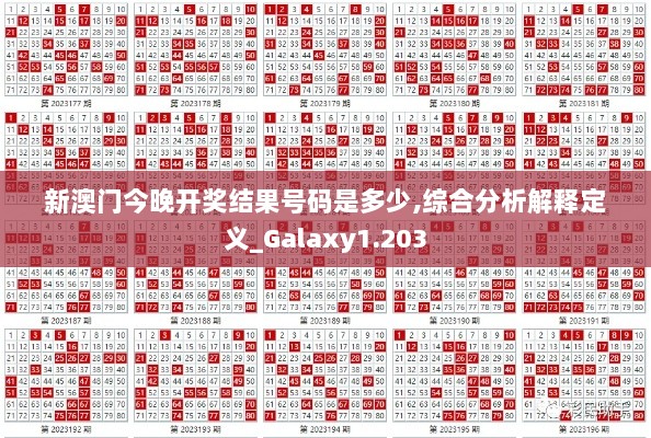 新澳门今晚开奖结果号码是多少,综合分析解释定义_Galaxy1.203