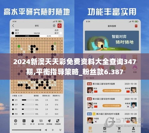 2024新澳天天彩免费资料大全查询347期,平衡指导策略_粉丝款6.387