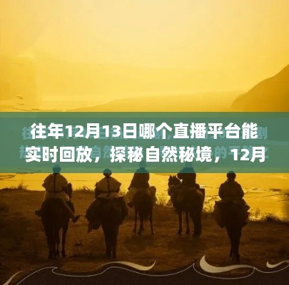 探秘自然秘境，寻找内心平静之旅的直播回放与实时直播指南