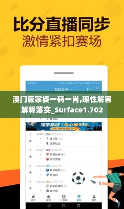 澳门管家婆一码一肖,理性解答解释落实_Surface1.702