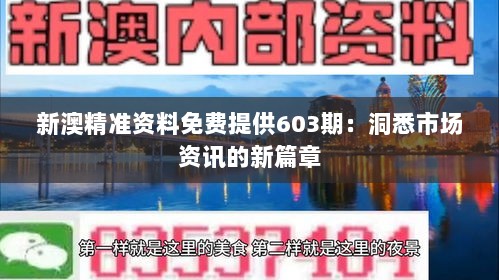 新澳精准资料免费提供603期：洞悉市场资讯的新篇章