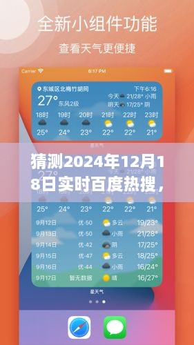 独家预测，2024年12月18日实时百度热搜特性、体验、竞品对比与用户深度分析