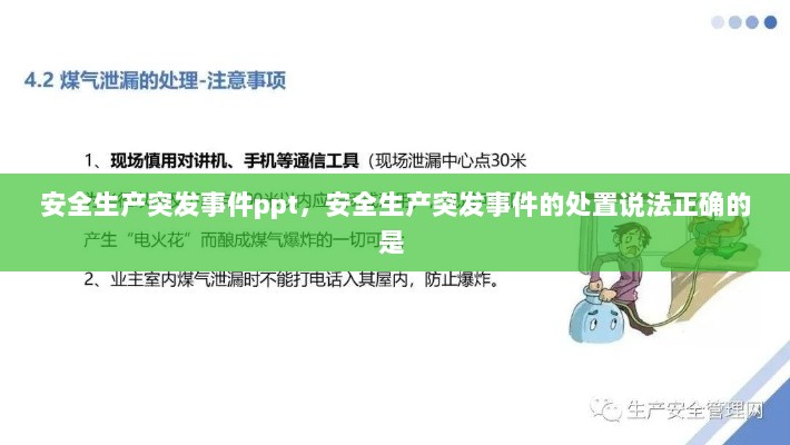 安全生产突发事件ppt，安全生产突发事件的处置说法正确的是 