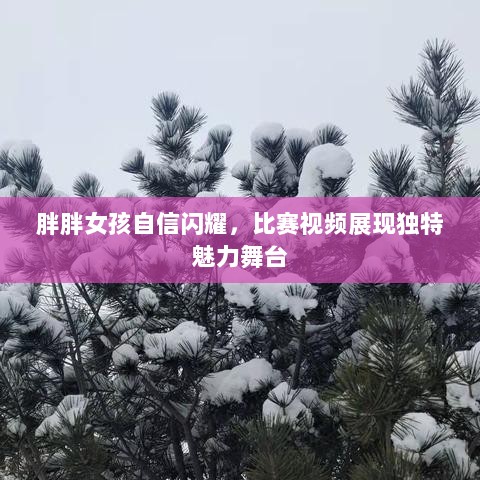 胖胖女孩自信闪耀，比赛视频展现独特魅力舞台