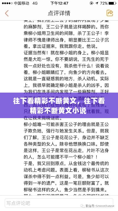 往下看精彩不断黄文，往下看精彩不断黄文小说 