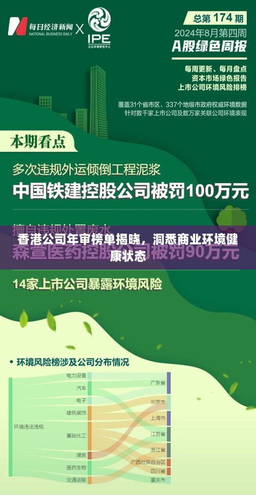 香港公司年审榜单揭晓，洞悉商业环境健康状态