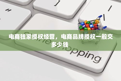 电商独家授权经营，电商品牌授权一般交多少钱 