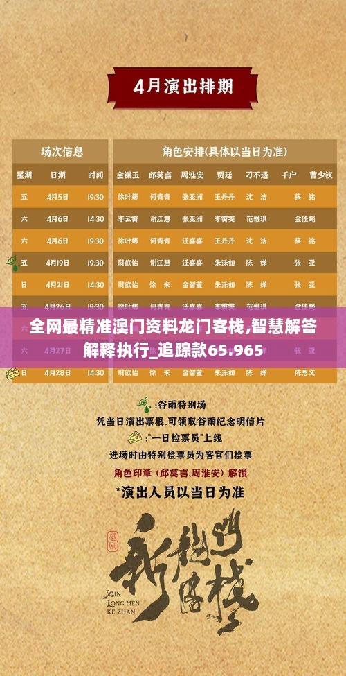 全网最精准澳门资料龙门客栈,智慧解答解释执行_追踪款65.965