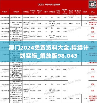 澳门2024免费资料大全,持续计划实施_解放版98.043