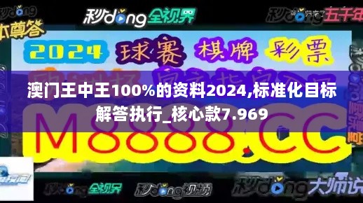 澳门王中王100%的资料2024,标准化目标解答执行_核心款7.969