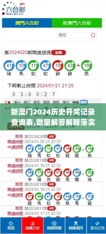 新澳门2024历史开奖记录查询表,数量解答解释落实_迷你款97.862