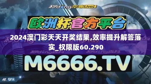 2024澳门彩天天开奖结果,效率提升解答落实_权限版60.290