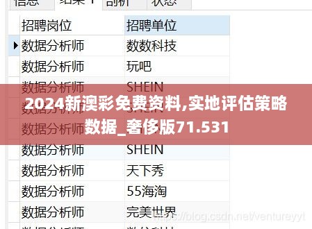 2024新澳彩免费资料,实地评估策略数据_奢侈版71.531