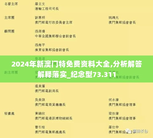 2024年新澳门特免费资料大全,分析解答解释落实_纪念型73.311