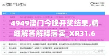 4949澳门今晚开奖结果,精细解答解释落实_XR31.642