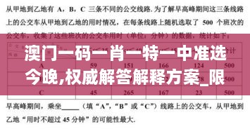 澳门一码一肖一特一中准选今晚,权威解答解释方案_限定品86.371