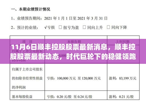 11月6日顺丰控股股票最新动态，时代巨轮下的稳健领跑者