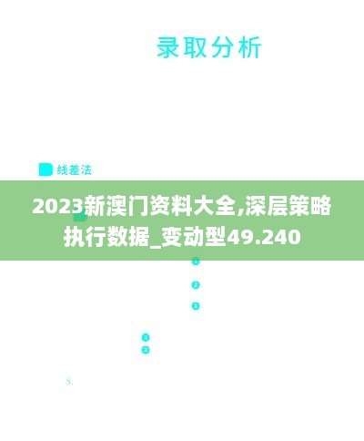 2023新澳门资料大全,深层策略执行数据_变动型49.240