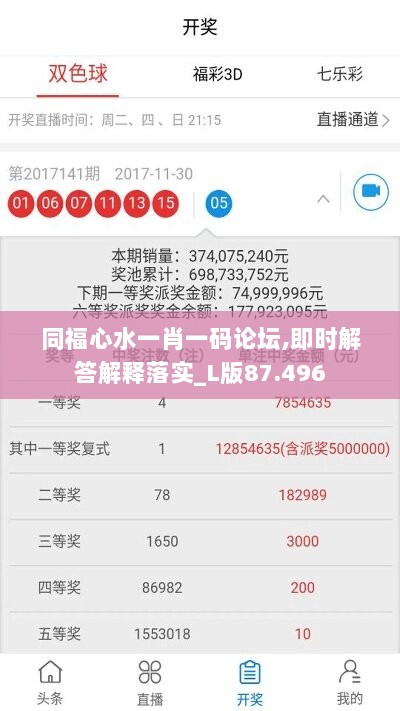 同福心水一肖一码论坛,即时解答解释落实_L版87.496