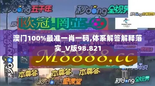 澳门100%最准一肖一码,体系解答解释落实_V版98.821