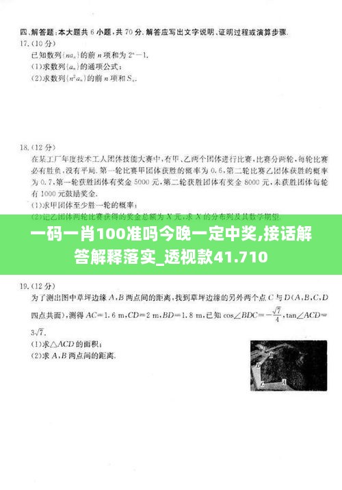 一码一肖100准吗今晚一定中奖,接话解答解释落实_透视款41.710