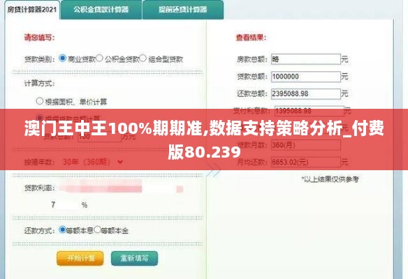 澳门王中王100%期期准,数据支持策略分析_付费版80.239