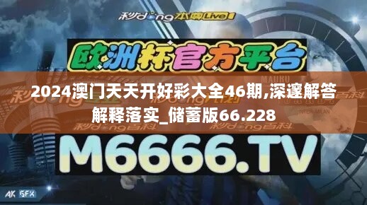 2024澳门天天开好彩大全46期,深邃解答解释落实_储蓄版66.228