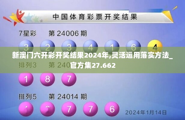 新澳门六开彩开奖结果2024年,灵活运用落实方法_官方集27.662