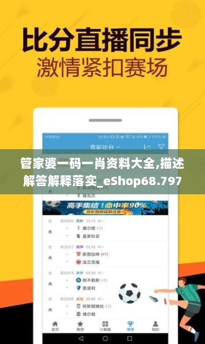 管家婆一码一肖资料大全,描述解答解释落实_eShop68.797