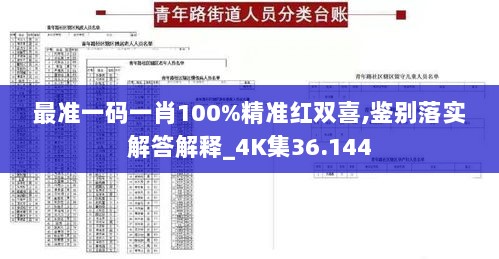 最准一码一肖100%精准红双喜,鉴别落实解答解释_4K集36.144