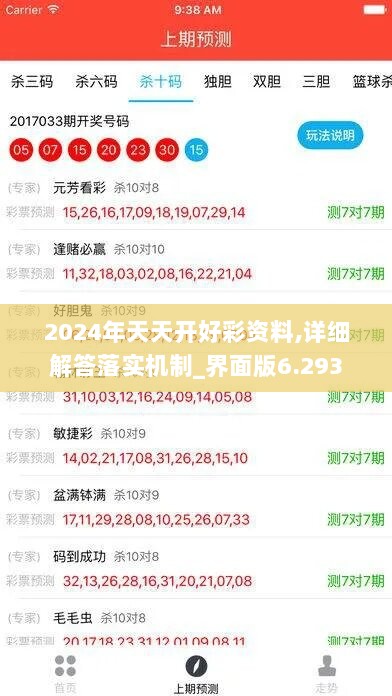 2024年天天开好彩资料,详细解答落实机制_界面版6.293