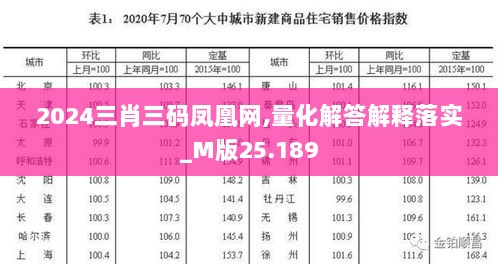 2024三肖三码凤凰网,量化解答解释落实_M版25.189