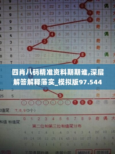 四肖八码精准资料期期谁,深层解答解释落实_模拟版97.544