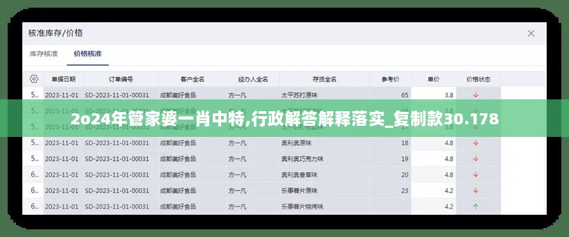 2o24年管家婆一肖中特,行政解答解释落实_复制款30.178