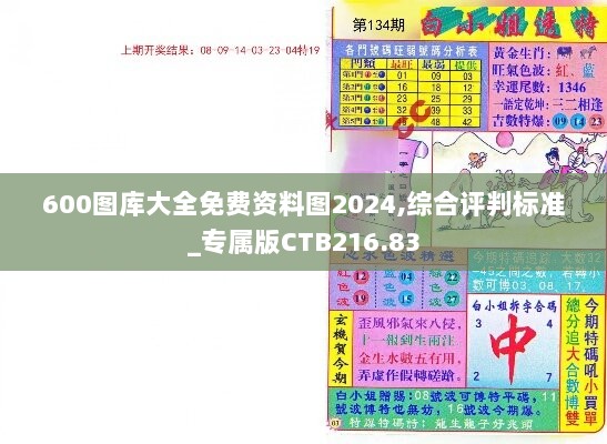 600图库大全免费资料图2024,综合评判标准_专属版CTB216.83