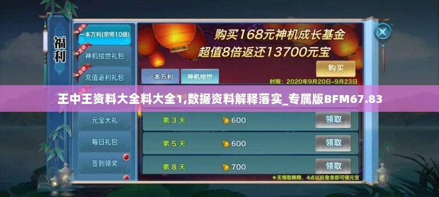 王中王资料大全料大全1,数据资料解释落实_专属版BFM67.83