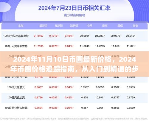 2024年币圈价格追踪指南，入门到精通的步骤与最新价格动态